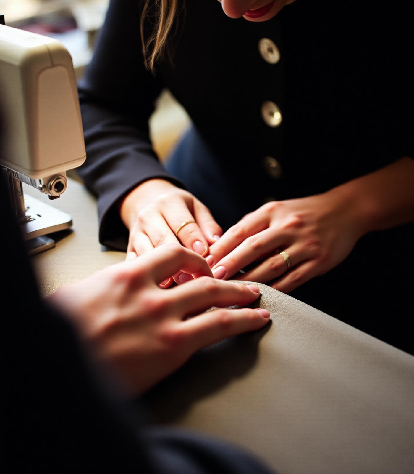 Elegant styles bespoke tailoring detail